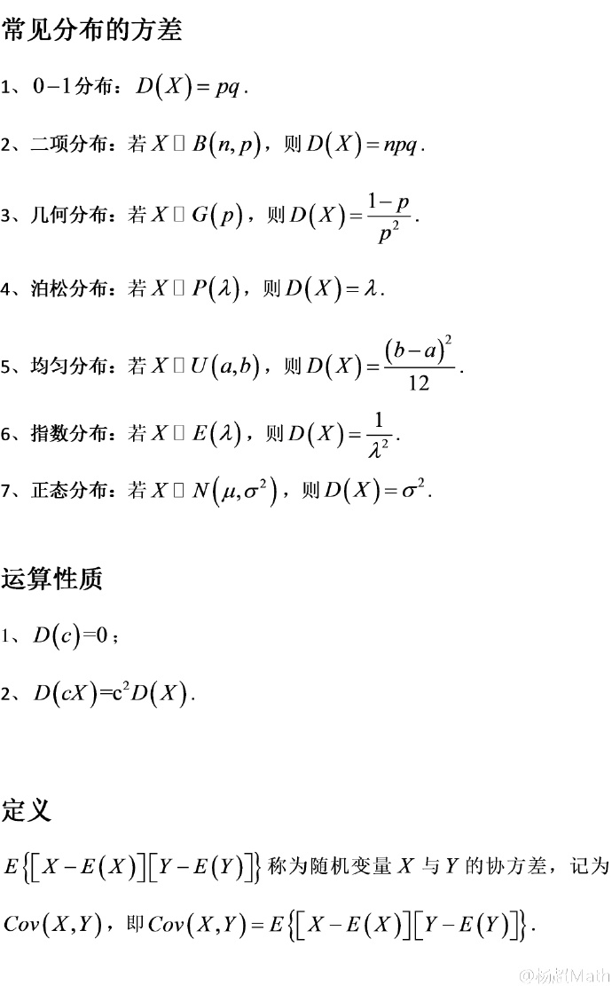 附.概论定理速记二